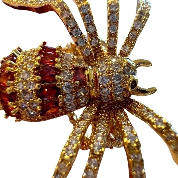 EYE CANDY LA Luxe 18K Goldplated Crawler Spider Adjustable Ring - NWT - Picture 3 of 11